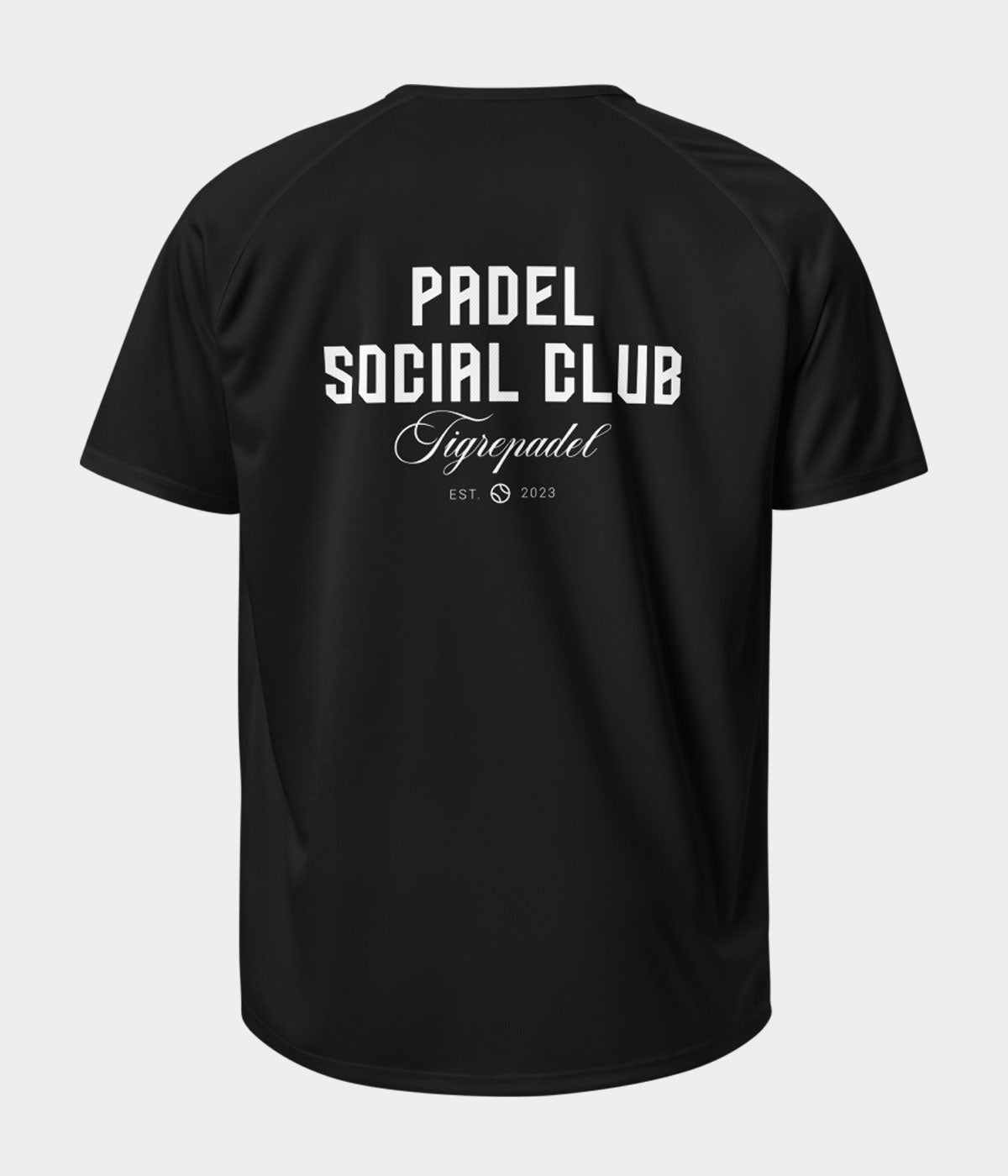 Social club t-shirt zwart
