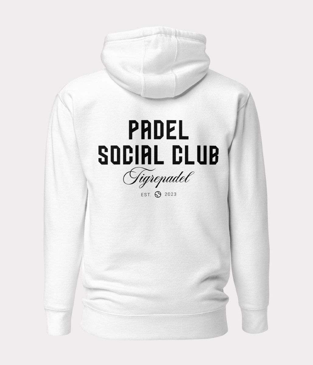 Social club hoodie wit - TigrePadel