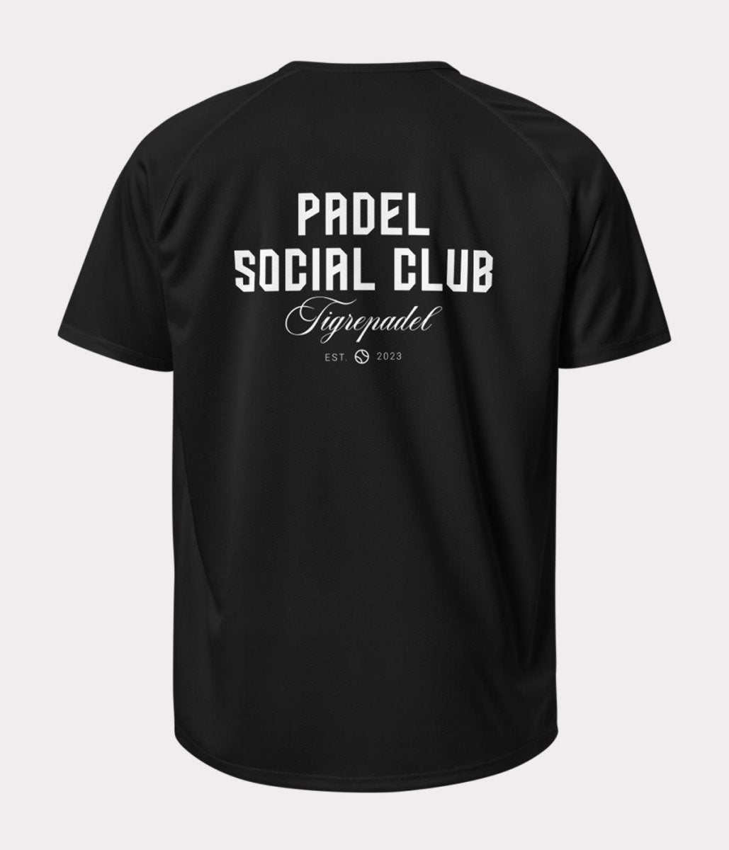 Social club t-shirt zwart - TigrePadel