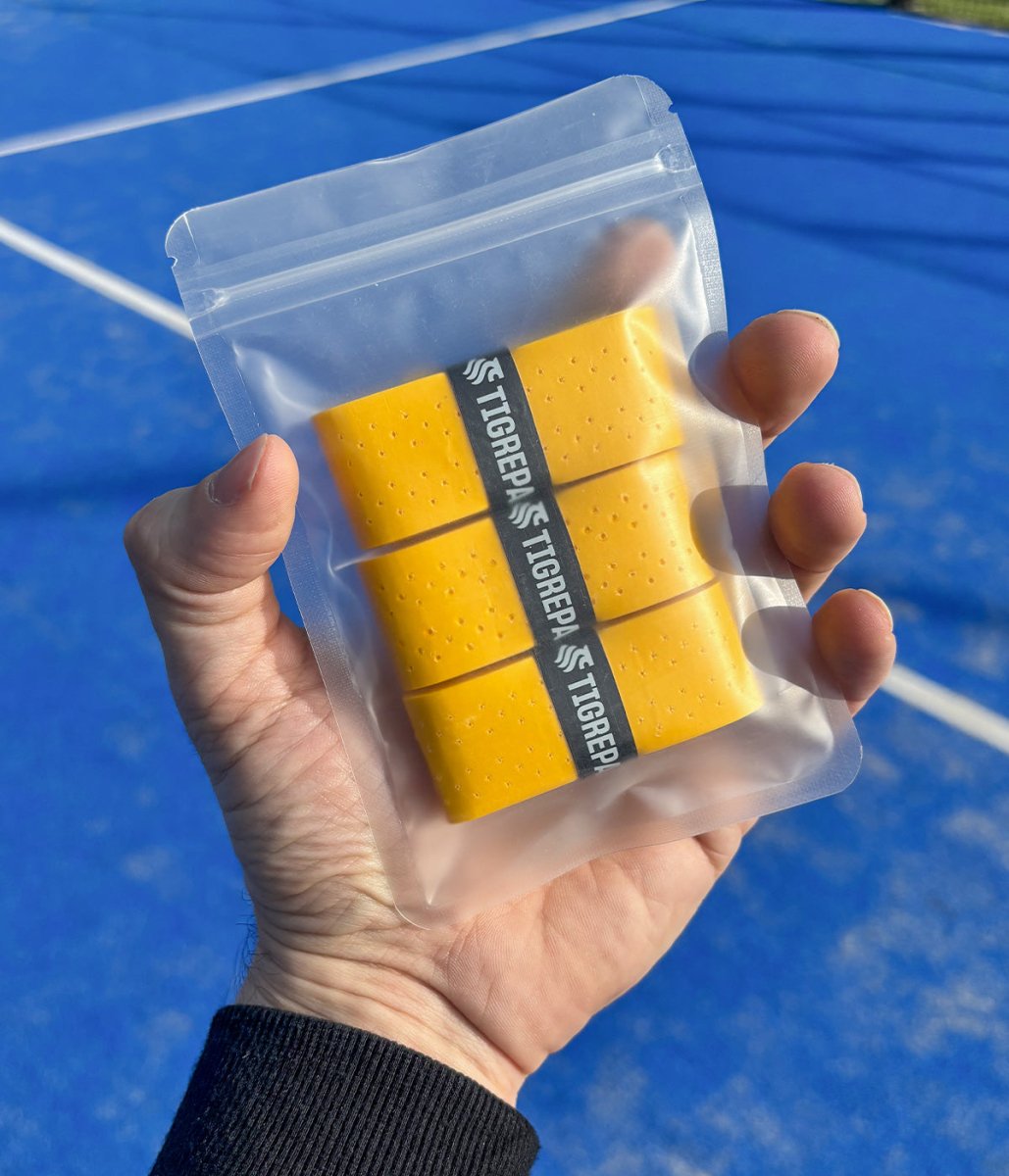 Ultra comfort padel overgrip geel (3 pack) - TigrePadel