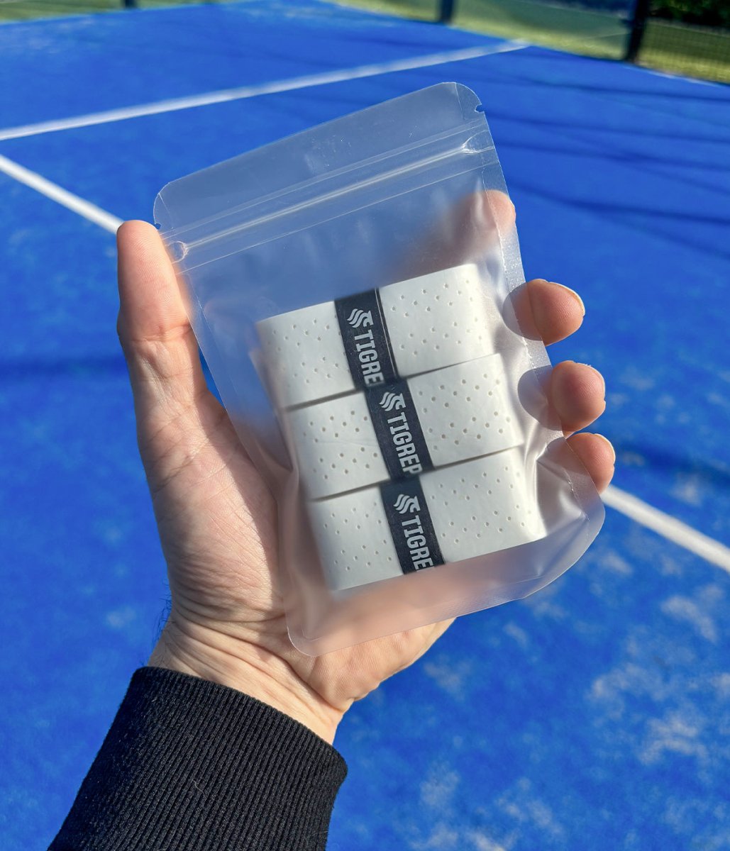 Ultra comfort padel overgrip wit (3 pack) - TigrePadel