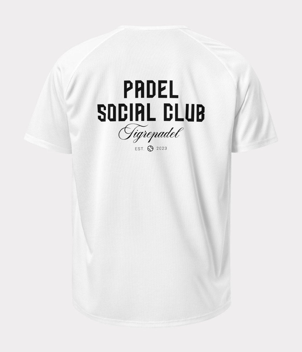 Social club t-shirt wit - TigrePadel