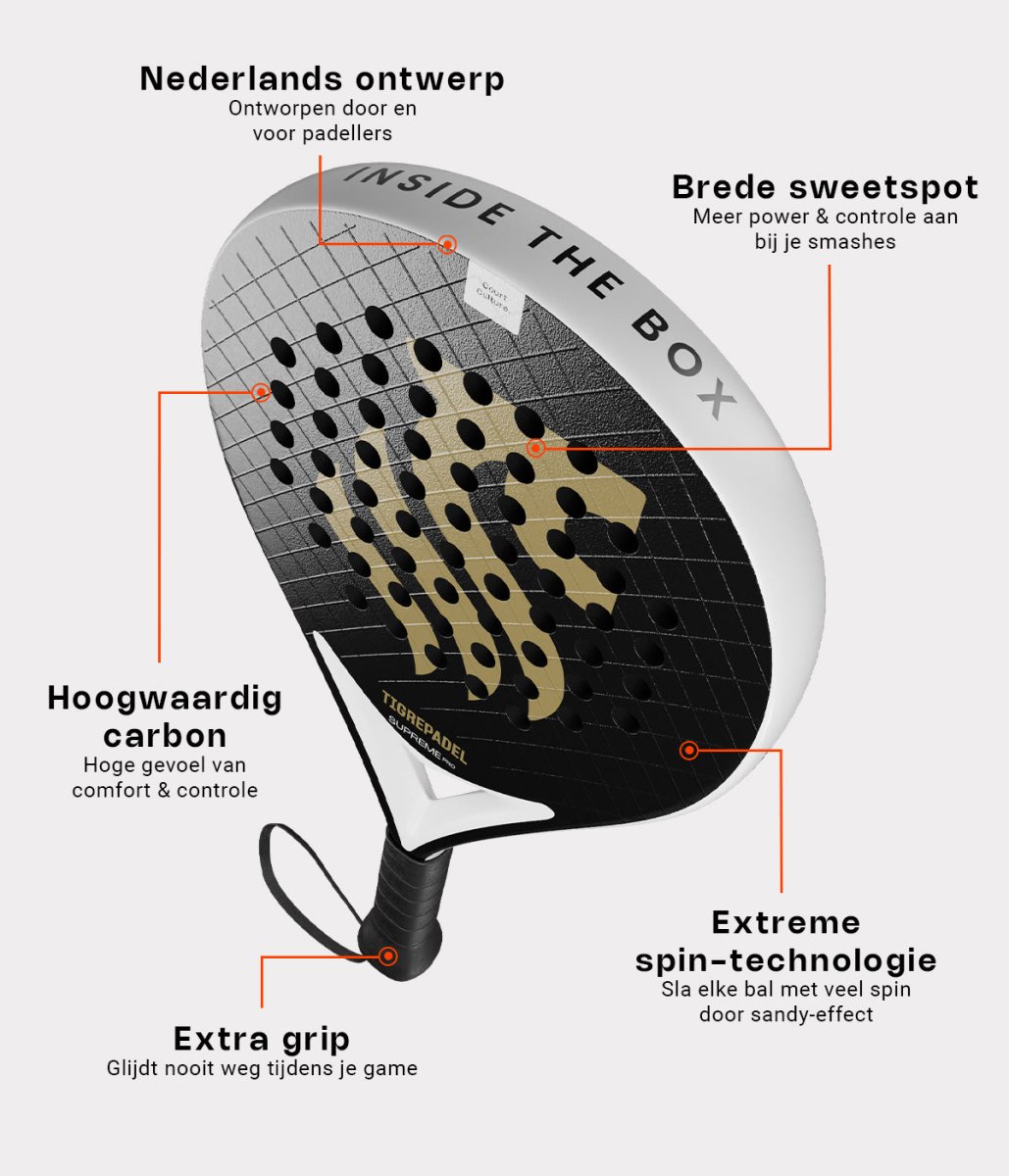 Supreme Pro padel racket - TigrePadel