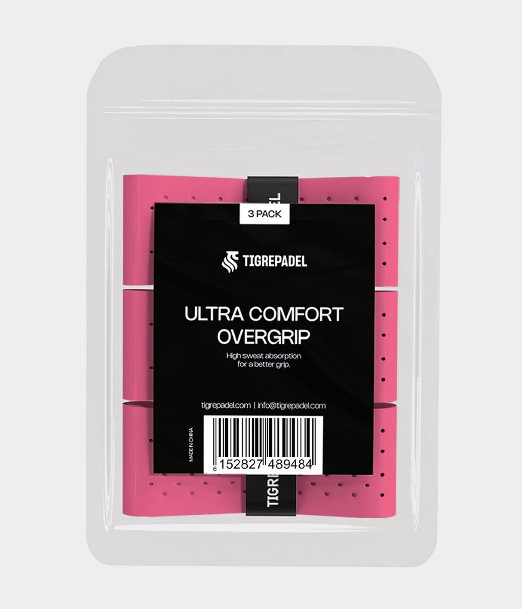 Ultra comfort padel overgrip roze (3 pack) - TigrePadel