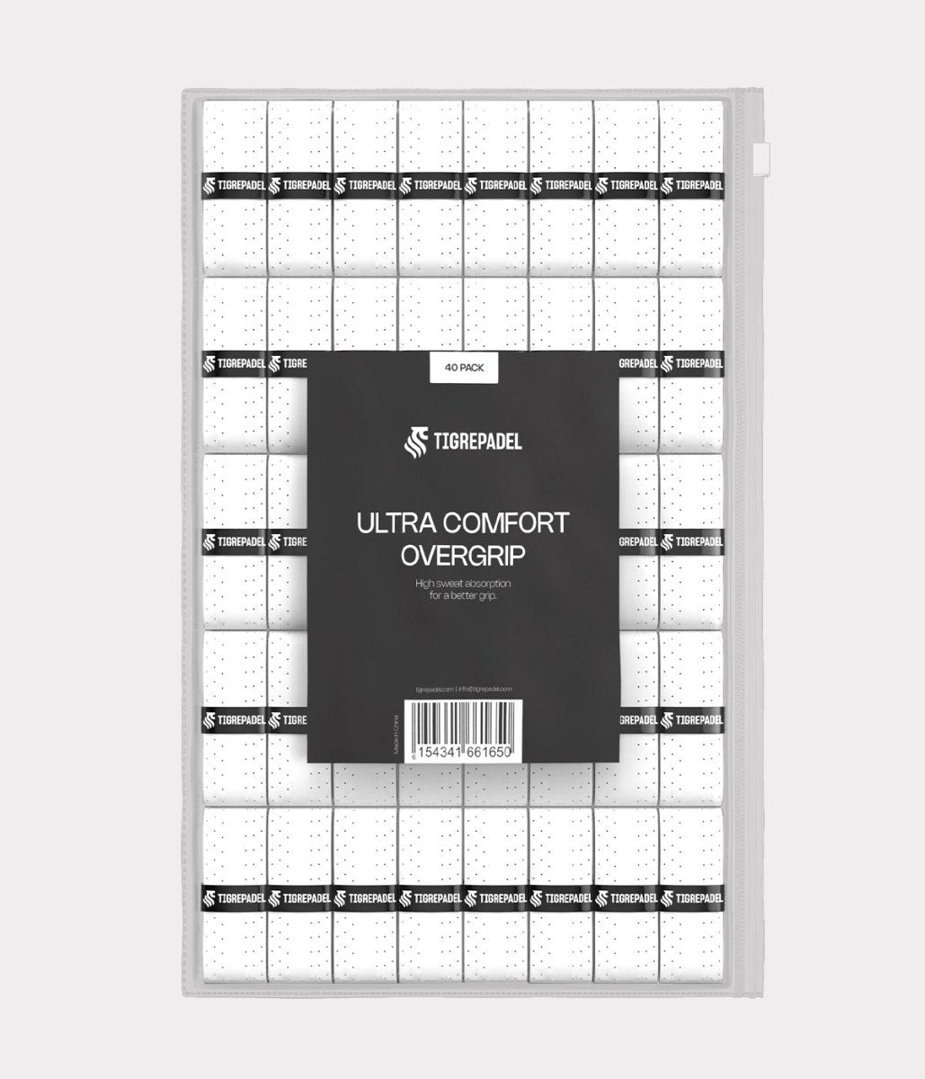Ultra comfort padel overgrip wit (40 pack) - TigrePadel